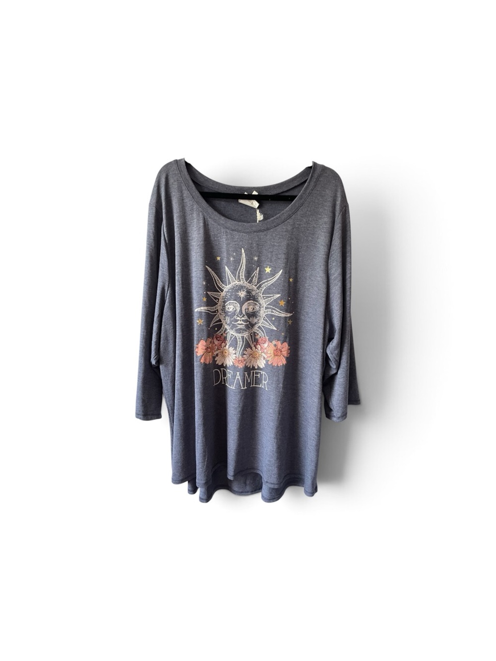 True Self Dreamer Celestial Graphic Tunic Top | 3X | Sun & Stars